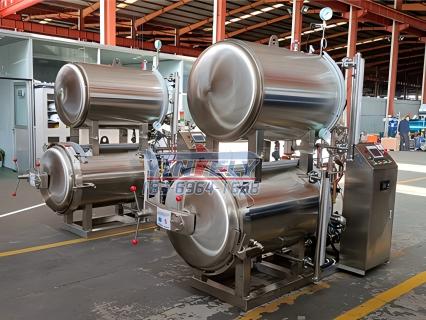 <b>全自動雙層水浴食品殺菌釜</b>